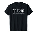 Jane Austen Peace Love T-Shirt - Casual Everyday Wear Men Women - T-Shirt, Sweatshirt, Hoodie