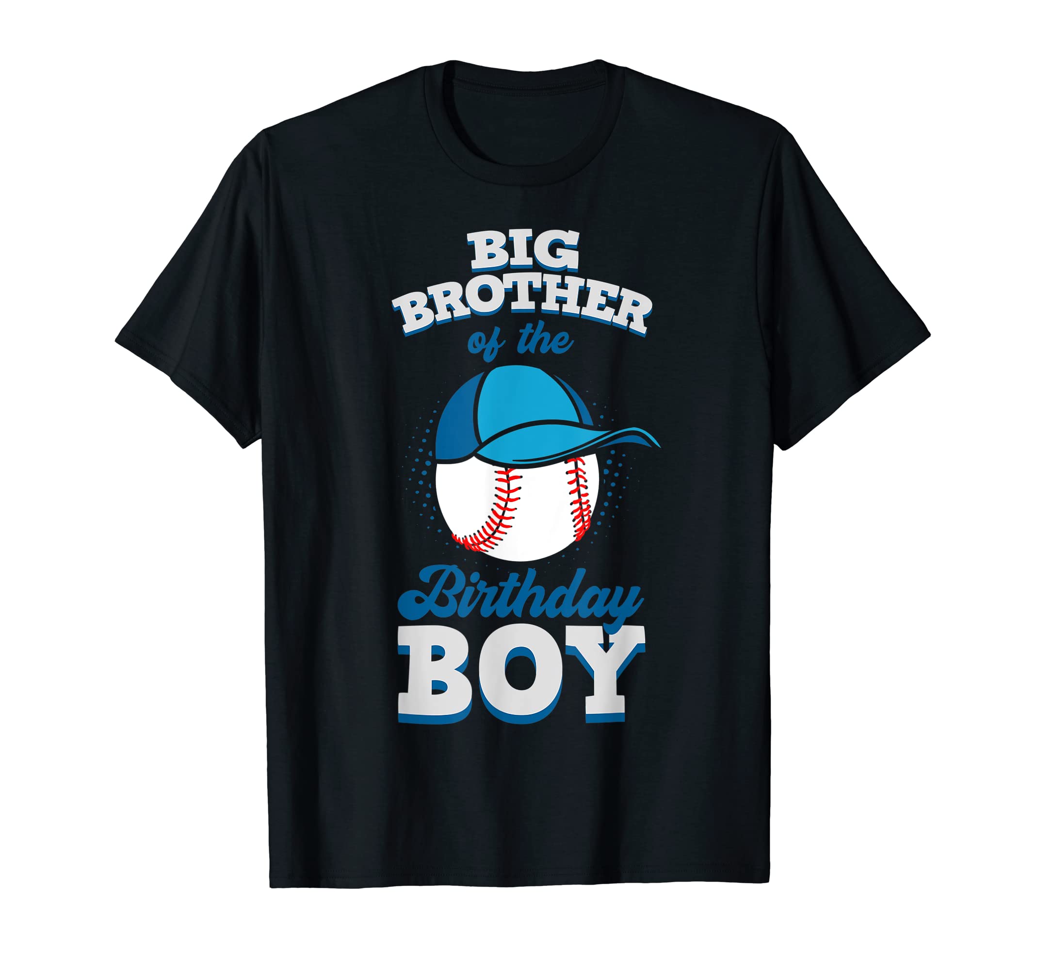 Big Brother Birthday Baseball Theme T-Shirt - Custom Art Print for Adults - T-Shirt, Sweatshirt, Hoodie