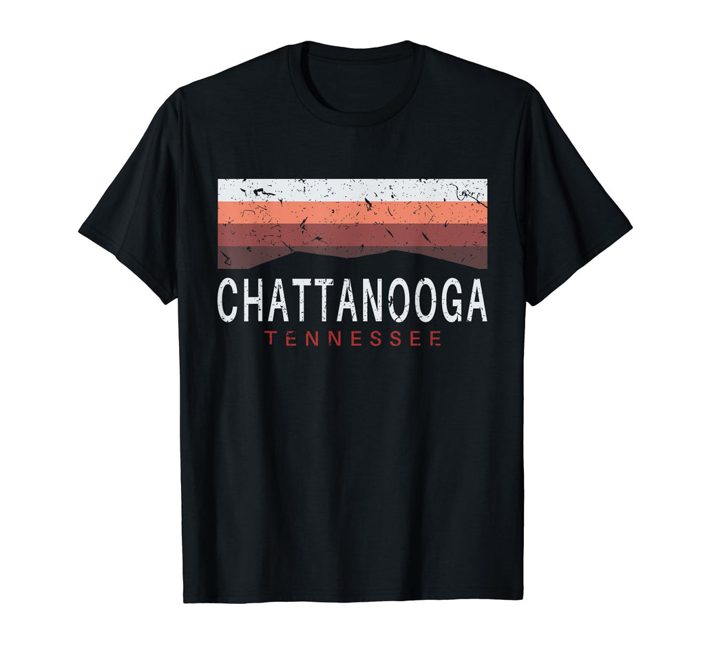 Chattanooga Tennessee Distressed T-Shirt - Minimalist Print Men Women - T-Shirt, Sweatshirt, Hoodie