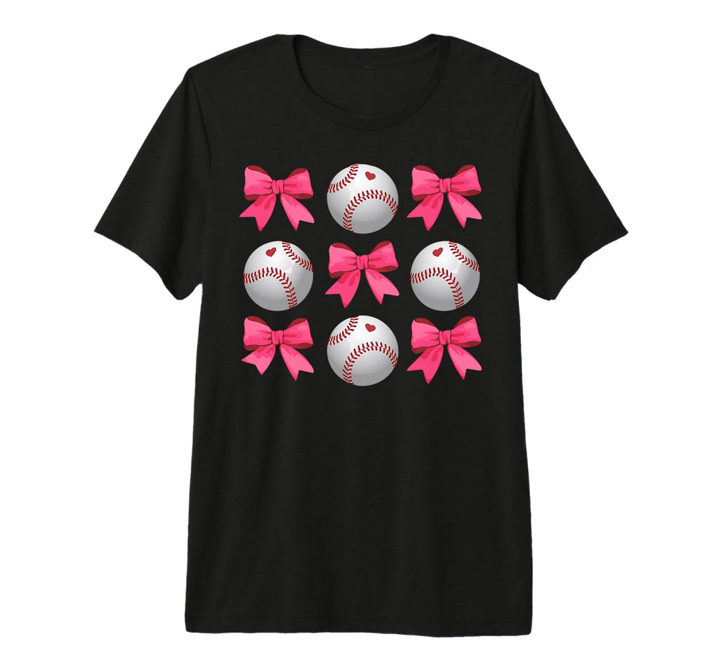 Baseball Mom Coquette Mothers Day T-Shirt - Unique Graphic Men Women - T-Shirt, Sweatshirt, Hoodie