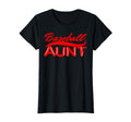 Womens Baseball Aunt Family Matching T-Shirt - Custom Art Print Unisex - T-Shirt, Sweatshirt, Hoodie