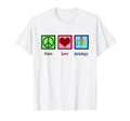 Sociologist Peace Love Sociology T-Shirt - Graphic Print Men Women - T-Shirt, Sweatshirt, Hoodie