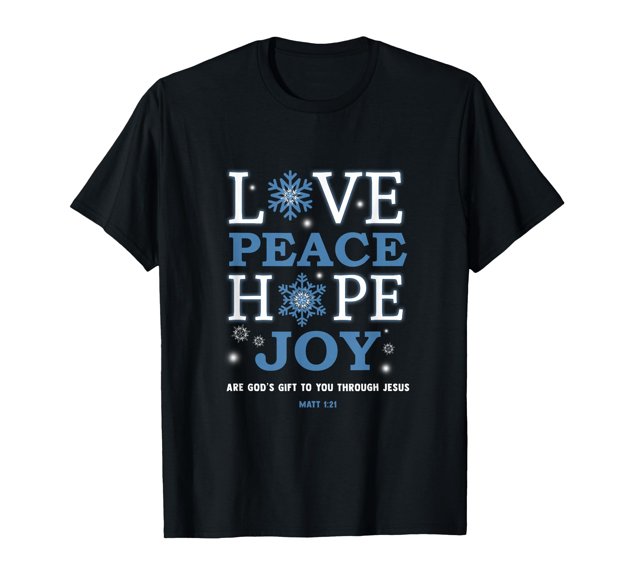 Christian Love Peace Hope Joy T-Shirt - Aesthetic Graphic Unisex - T-Shirt, Sweatshirt, Hoodie