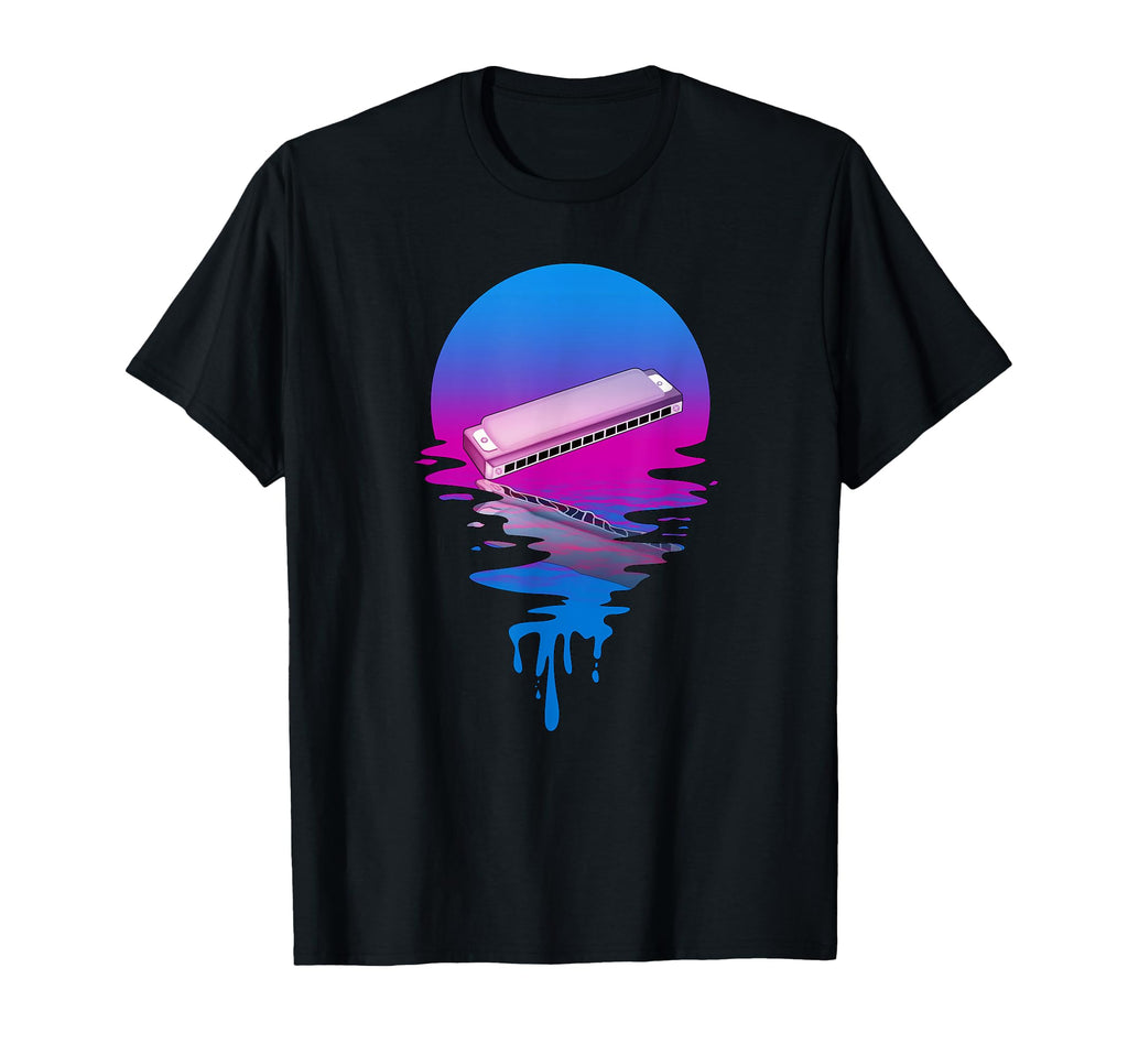 Sunset Harmonica T-Shirt - Novelty Apparel for Adults - T-Shirt, Sweatshirt, Hoodie