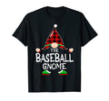 Gnomes Red Plaid Pajama Baseball Gnome T-Shirt - Graphic Print for Adults - T-Shirt, Sweatshirt, Hoodie