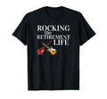 Rocking Retirement Life Rock Guitar T-Shirt - Streetwear Style Men Women - T-Shirt, Sweatshirt, Hoodie