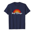 Bay Village Ohio Oh 70S Rainbow T-Shirt - Novelty Apparel Unisex - T-Shirt, Sweatshirt, Hoodie
