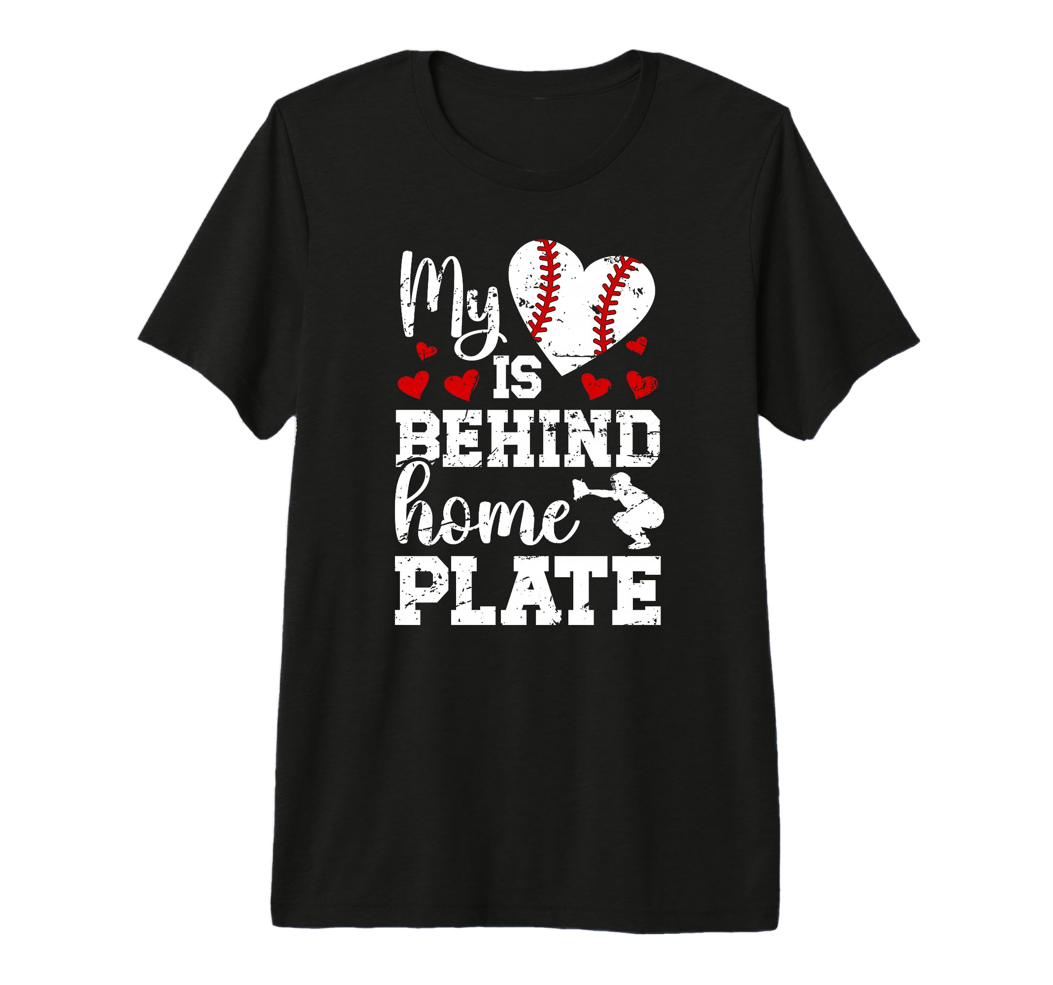 Behind Home Plate Baseball Catcher Mom T-Shirt - Streetwear Style Unisex - T-Shirt, Sweatshirt, Hoodie