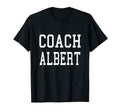 Coach Albert Custom Football Soccer T-Shirt - Unique Graphic for Adults - T-Shirt, Sweatshirt, Hoodie