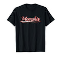 Memphis Varsity Distressed T-Shirt - Fun Novelty Design for Adults - T-Shirt, Sweatshirt, Hoodie