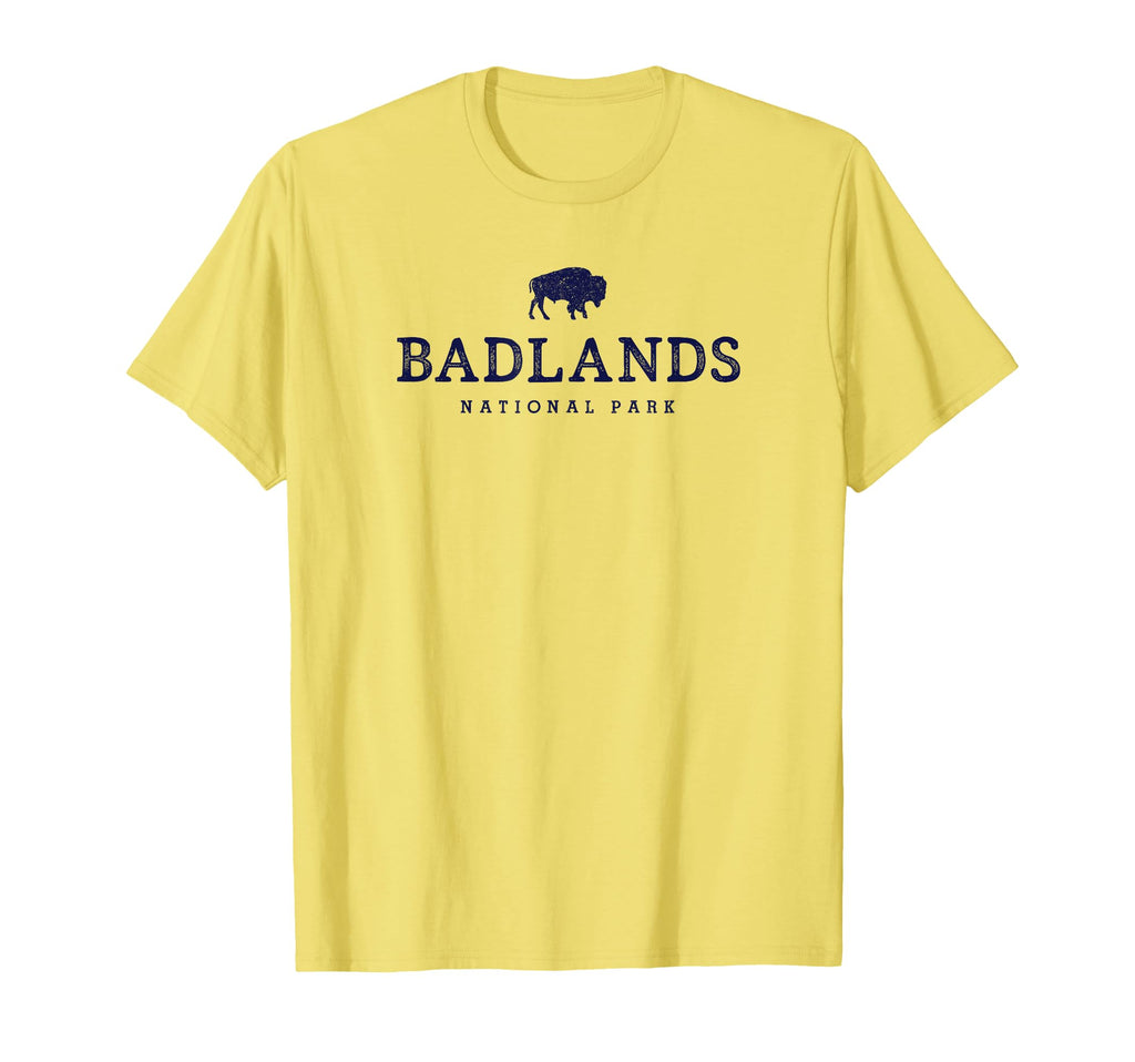 Badlands National Park Bison Mens T-Shirt - Fun Novelty Design Unisex - T-Shirt, Sweatshirt, Hoodie