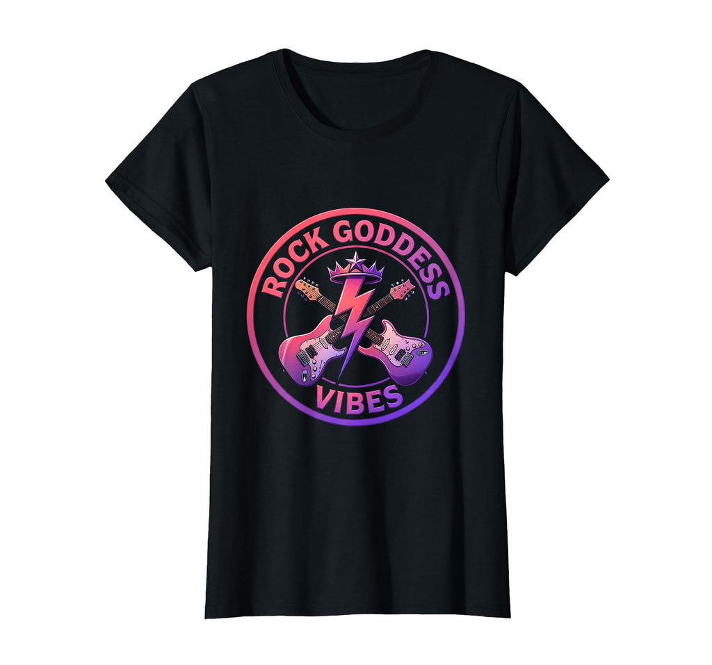 Rock Goddess Vibes Bold Rock And Roll T-Shirt - Graphic Print Men Women - T-Shirt, Sweatshirt, Hoodie