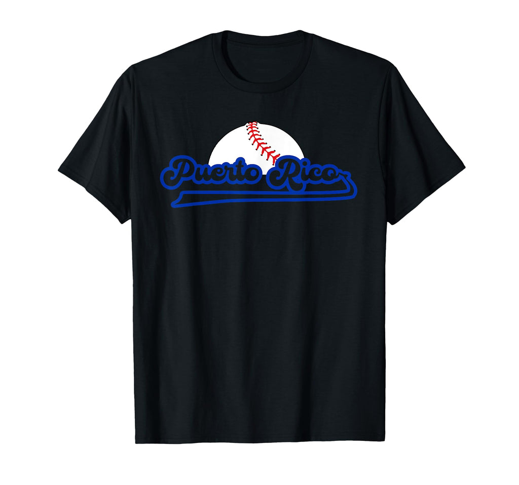 Puerto Rico Baseball Pride Red T-Shirt - Minimalist Print Men Women - T-Shirt, Sweatshirt, Hoodie