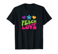 Groovy Peace Love T-Shirt - Casual Everyday Wear Men Women - T-Shirt, Sweatshirt, Hoodie