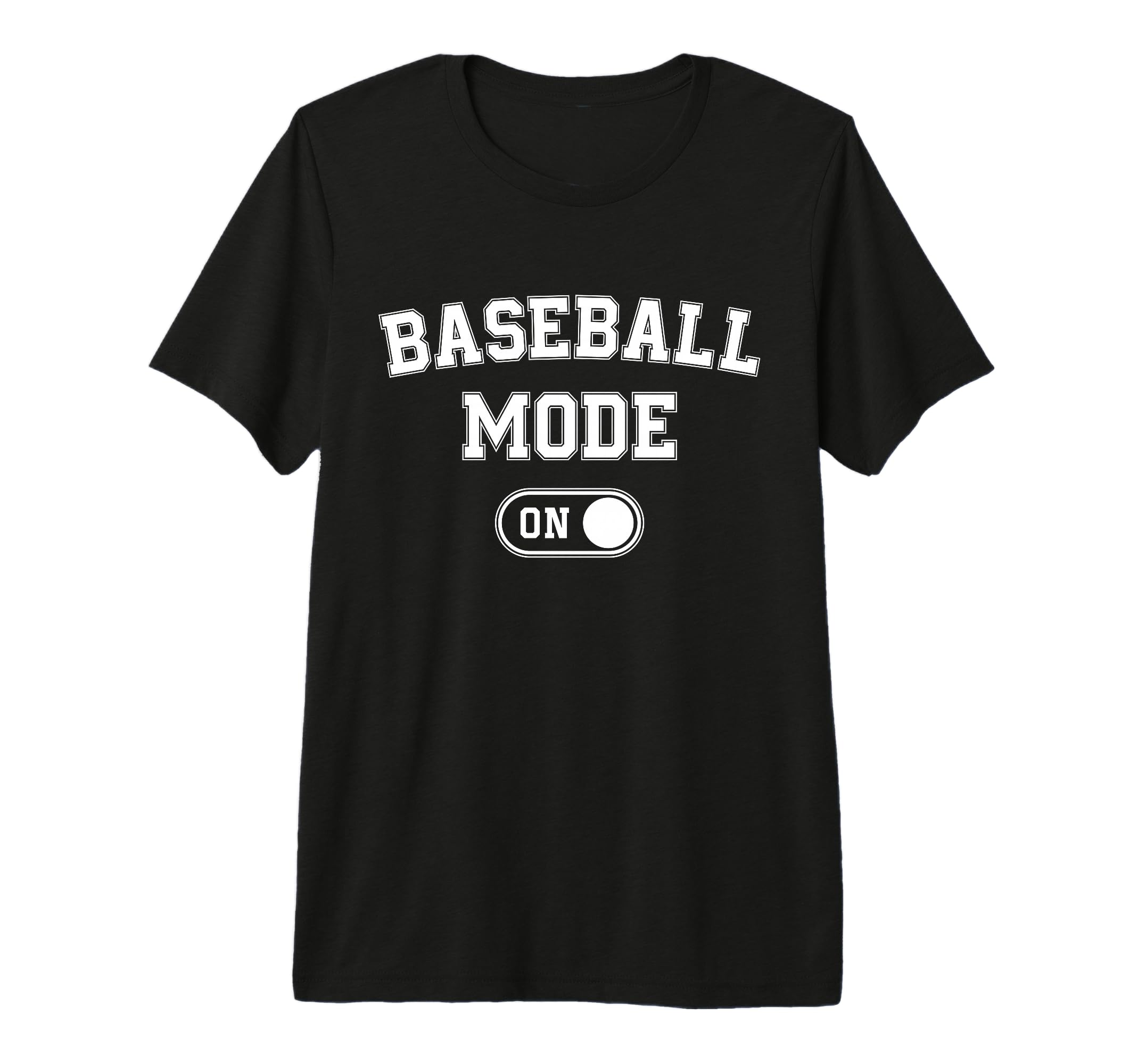 Baseball Mode Funny Slugger Gift Dad T-Shirt - Custom Art Print Unisex - T-Shirt, Sweatshirt, Hoodie