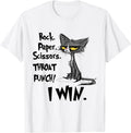 Rock Paper Scissors Throat Punch I Win - Adult & Kids T-Shirts, Sweatshirts & Hoodies apparel design preview 1