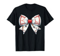 Coquette Bow Funny Baseball Lover T-Shirt - Custom Art Print for Adults - T-Shirt, Sweatshirt, Hoodie