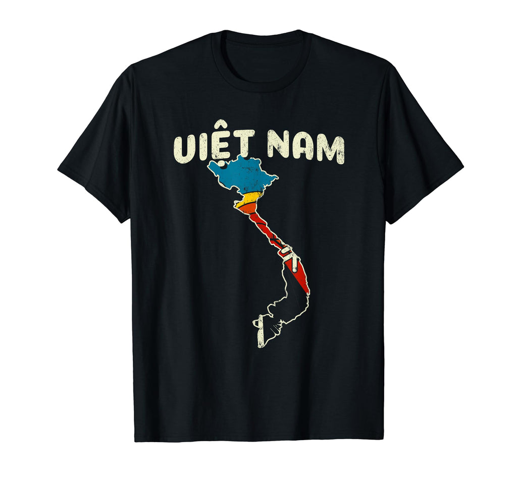 Vietnam Vietnamese Country Rainbow 70S T-Shirt - Novelty Apparel Men Women - T-Shirt, Sweatshirt, Hoodie