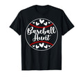 Baseball Aunt Baseball Player Auntie Hearts T-Shirt - Unique Graphic Unisex - T-Shirt, Sweatshirt, Hoodie