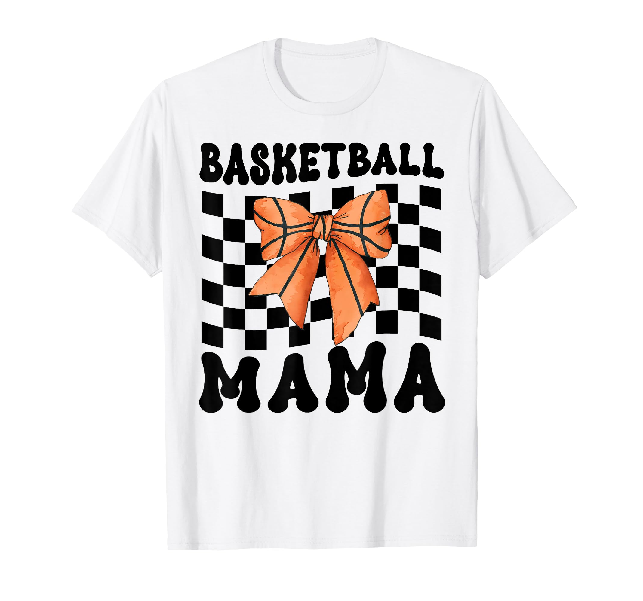 Basketball Mama Coquette Bow Game Day T-Shirt - Aesthetic Graphic Unisex - T-Shirt, Sweatshirt, Hoodie