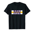 Minnesota Purple Yellow Striped Mn T-Shirt - Novelty Apparel Unisex - T-Shirt, Sweatshirt, Hoodie