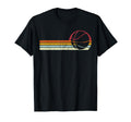 Basketball Sunset Distressed T-Shirt - Aesthetic Graphic for Adults - T-Shirt, Sweatshirt, Hoodie