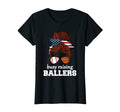 Womens Basketball And Baseball Mom T-Shirt - Fun Novelty Design for Adults - T-Shirt, Sweatshirt, Hoodie