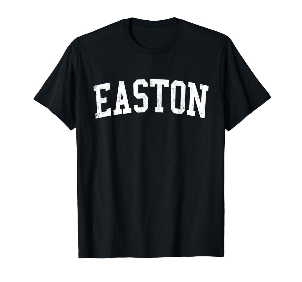Easton Md Distressed White Varsity T-Shirt - Novelty Apparel Men Women - T-Shirt, Sweatshirt, Hoodie