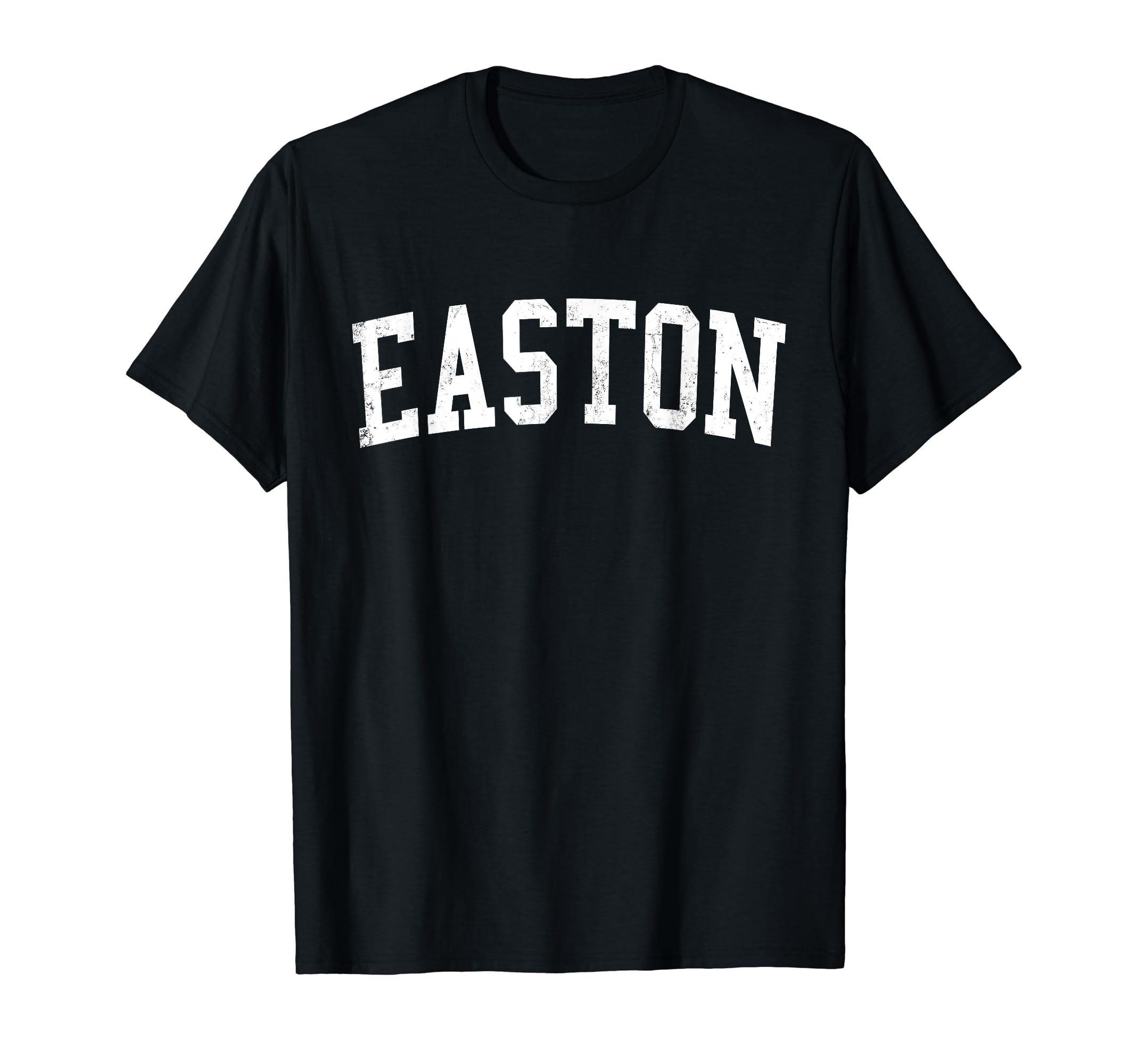 Easton Md Distressed White Varsity T-Shirt - Novelty Apparel Men Women - T-Shirt, Sweatshirt, Hoodie