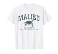 Malibu California Beach Surf Club T-Shirt - Fun Novelty Design Men Women - T-Shirt, Sweatshirt, Hoodie