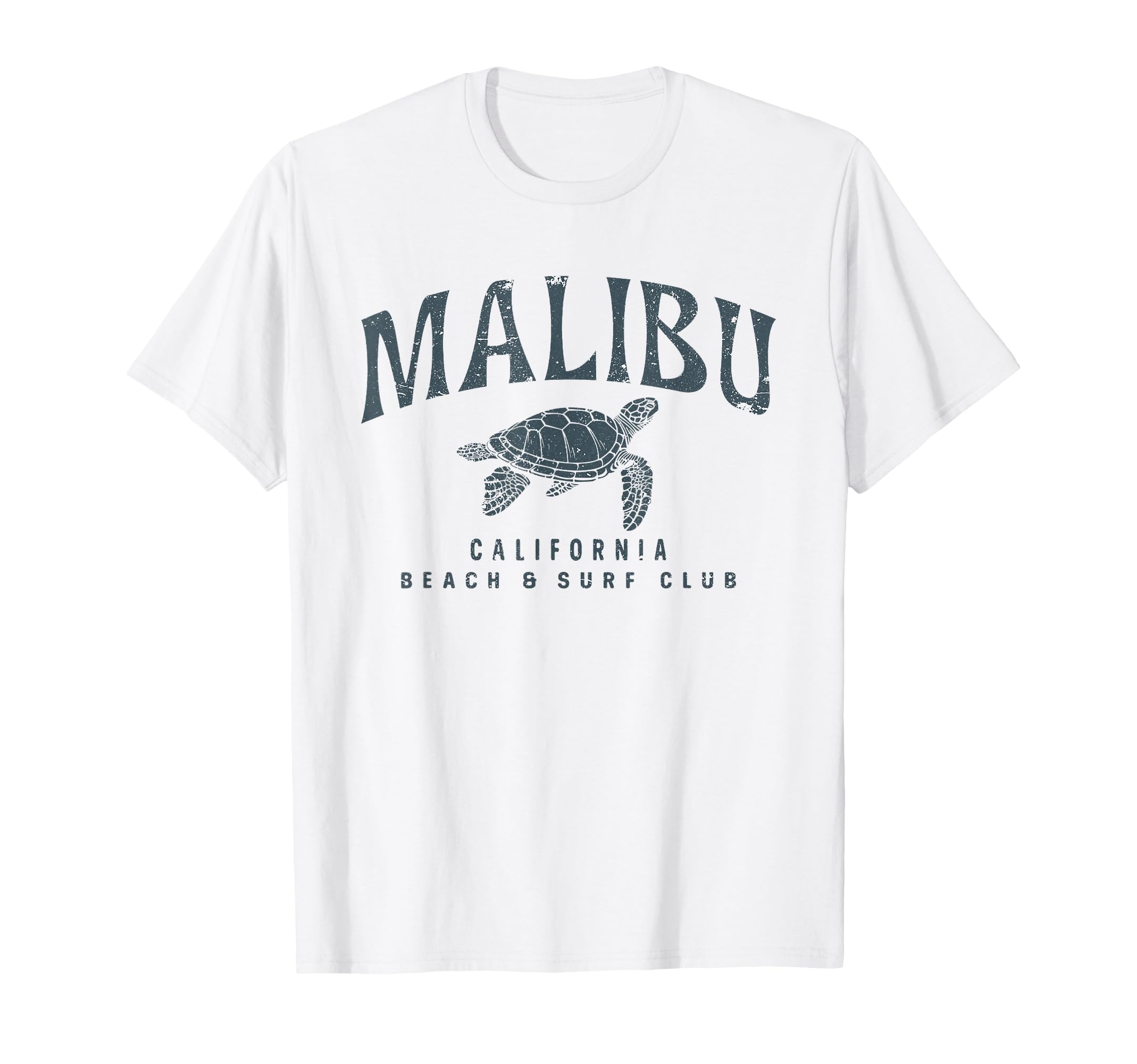 Malibu California Beach Surf Club T-Shirt - Fun Novelty Design Men Women - T-Shirt, Sweatshirt, Hoodie