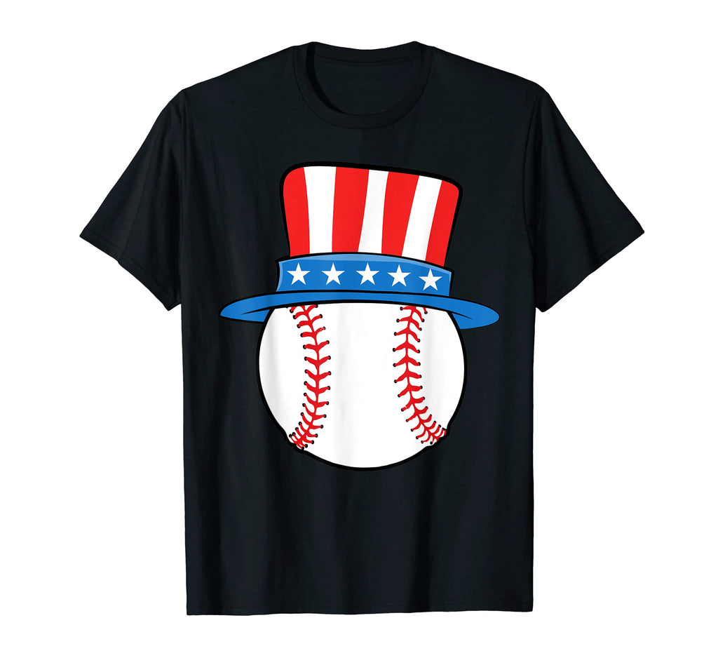 Baseball Uncle Sam Hat 4Th July T-Shirt - Casual Everyday Wear Men Women - T-Shirt, Sweatshirt, Hoodie