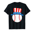 Baseball Uncle Sam Hat 4Th July T-Shirt - Casual Everyday Wear Men Women - T-Shirt, Sweatshirt, Hoodie