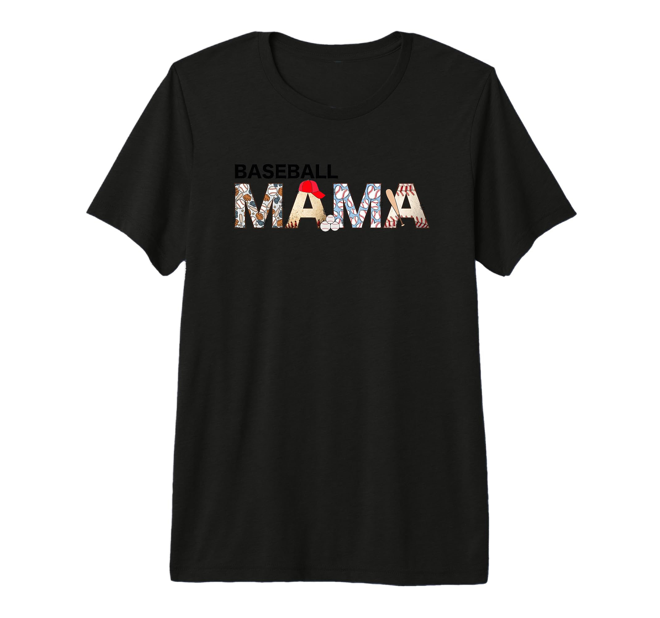 Baseball Mama Enthusiast Sports Lover Tri T-Shirt - Trendy Graphic Unisex - T-Shirt, Sweatshirt, Hoodie