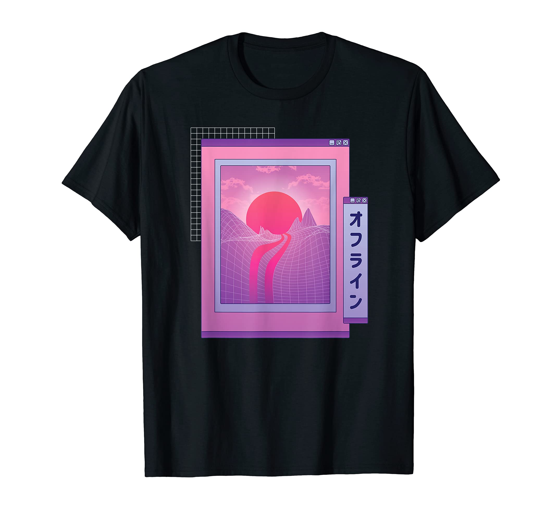 Vaporwave Retrowave Synthwave T-Shirt - Fun Novelty Design Men Women - T-Shirt, Sweatshirt, Hoodie