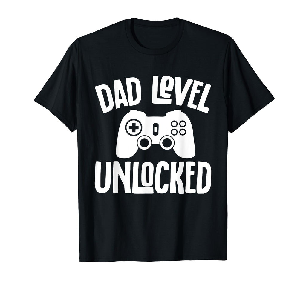 Dad Level Unlocked Fathers Day Funny T-Shirt - Trendy Graphic for Adults - T-Shirt, Sweatshirt, Hoodie
