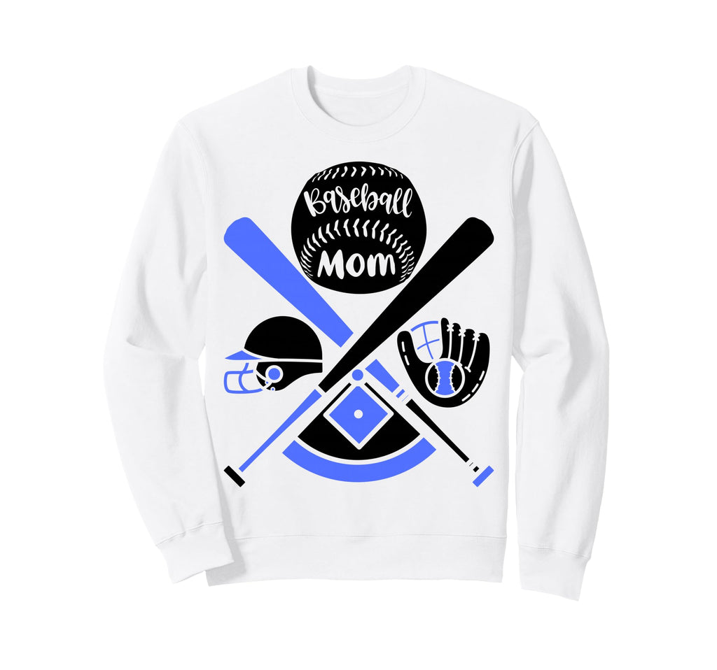 Baseball Mom Sports Mother Mom Sweatshirt - Fun Novelty Design Unisex - T-Shirt, Sweatshirt, Hoodie