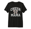 Cheer Mom Mother Bow Cheerleader Game T-Shirt - Streetwear Style Men Women - T-Shirt, Sweatshirt, Hoodie