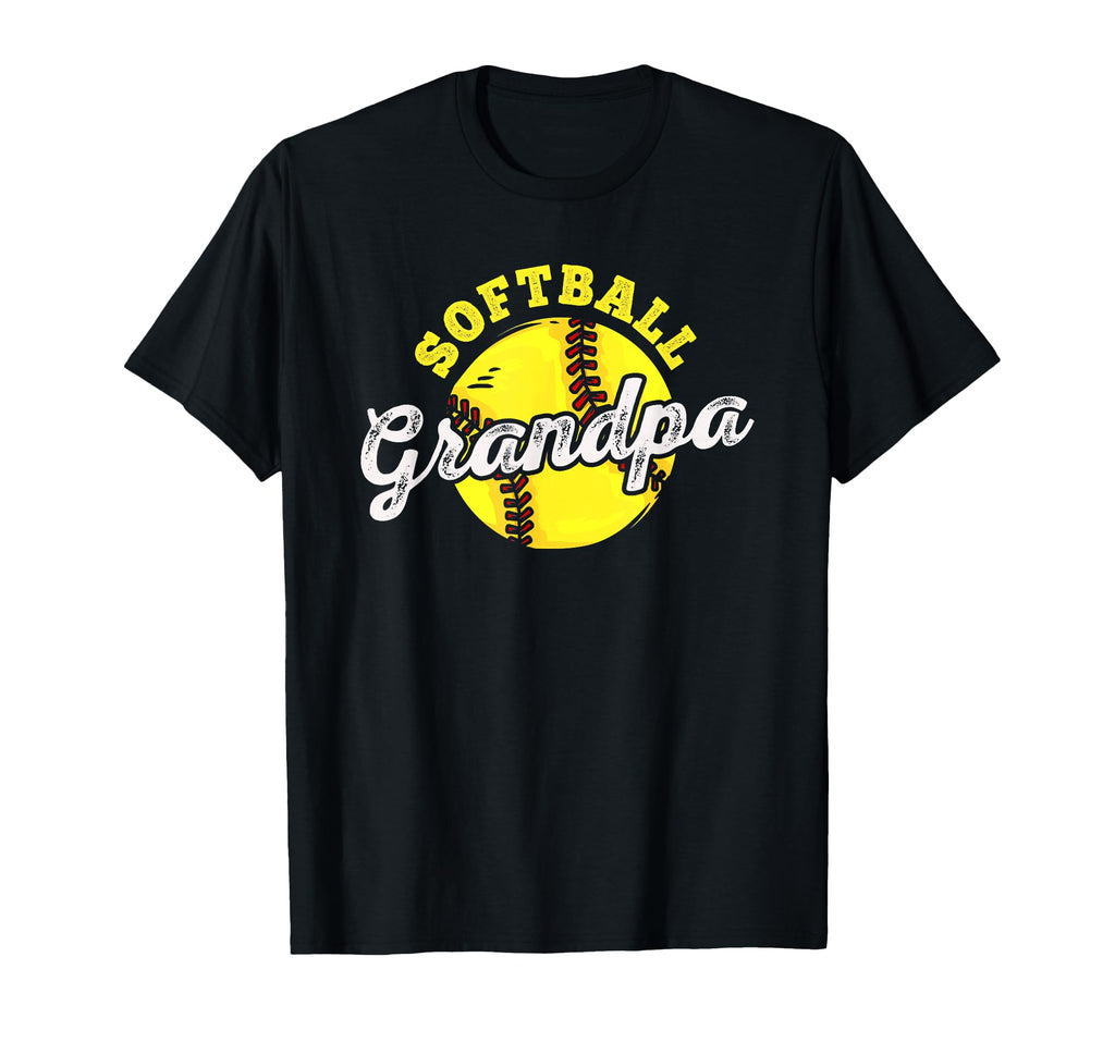 Softball Grandpa Grandfather Fathers T-Shirt - Streetwear Style Men Women - T-Shirt, Sweatshirt, Hoodie