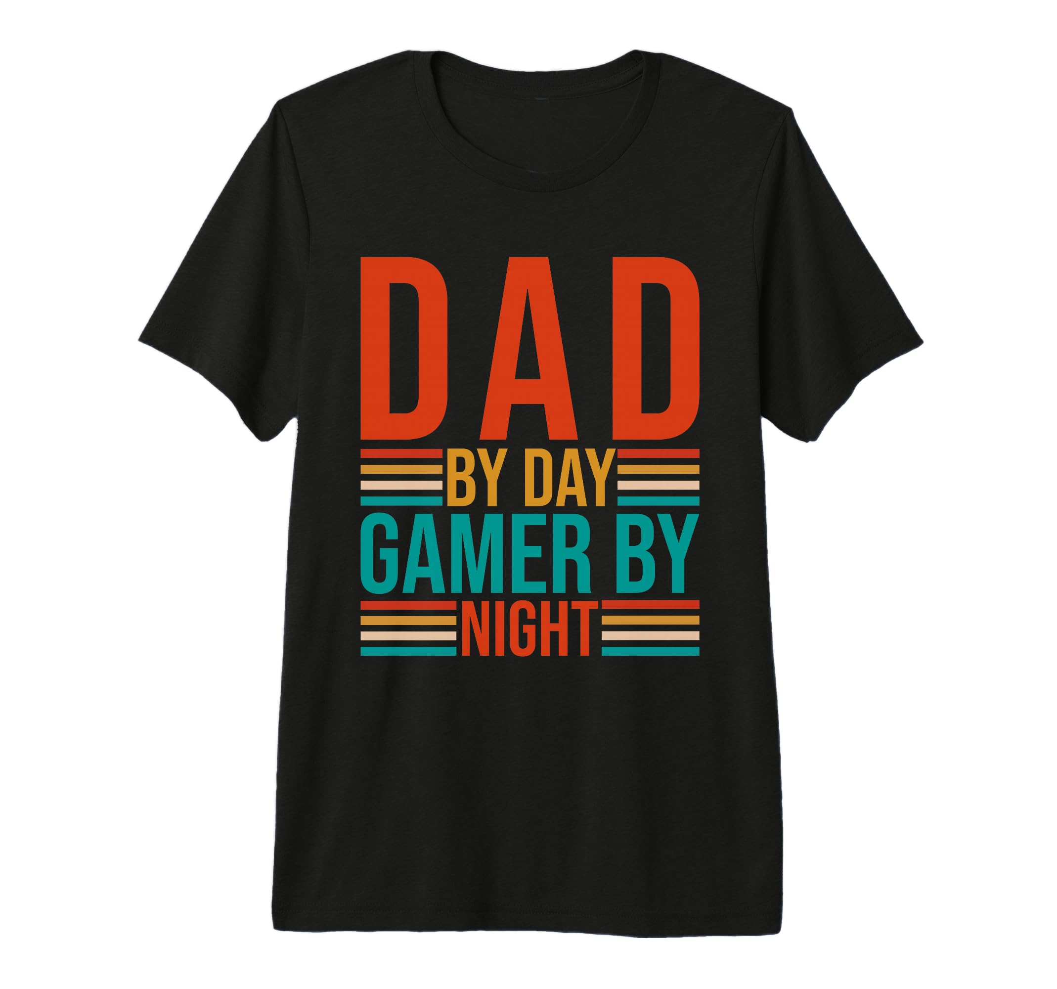 Mens Dad Day Gamer Night Funny Gaming Tri T-Shirt - Graphic Print Unisex - T-Shirt, Sweatshirt, Hoodie