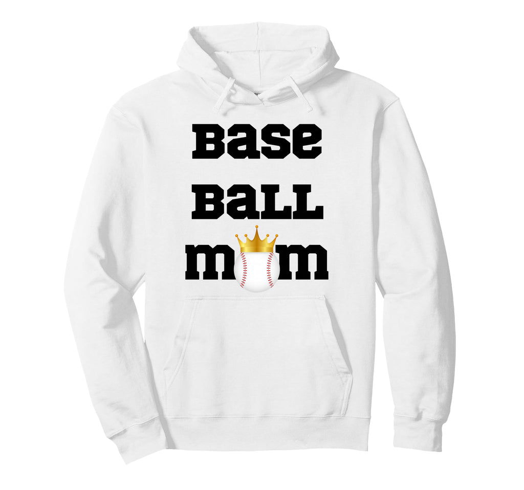 Baseball Mom Sports Mother Funny Sport Hoodie - Minimalist Print Men Women - T-Shirt, Sweatshirt, Hoodie