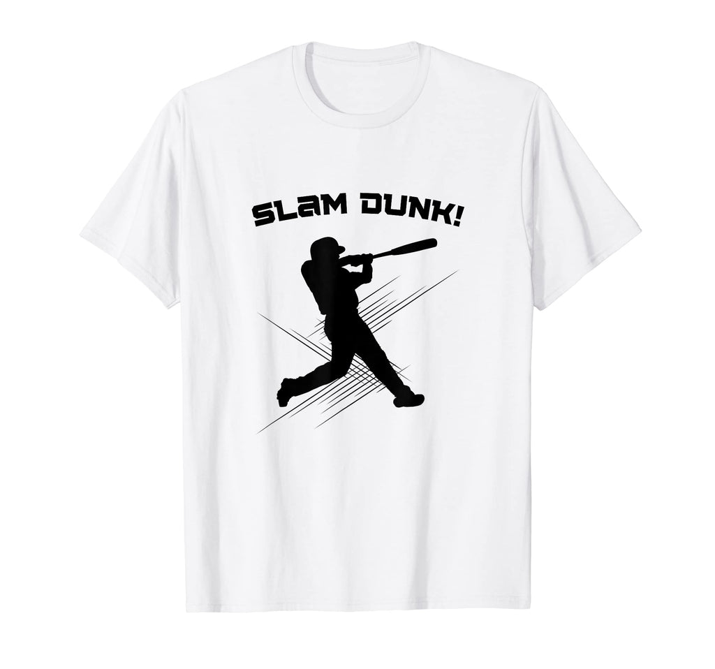 Funny Slam Dunk Baseball Basketball T-Shirt - Casual Everyday Wear Unisex - T-Shirt, Sweatshirt, Hoodie