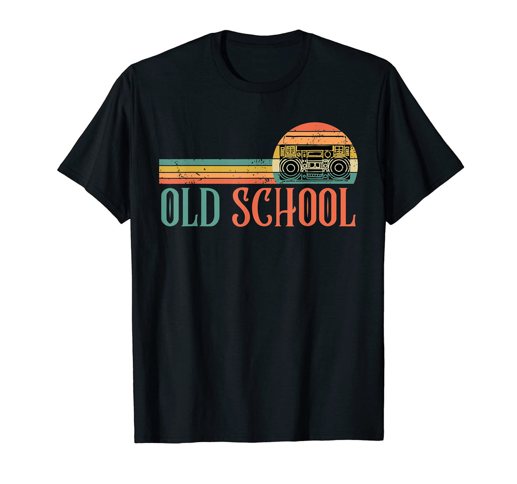 Boombox Old School 80S Rap Sunset T-Shirt - Streetwear Style Men Women - T-Shirt, Sweatshirt, Hoodie