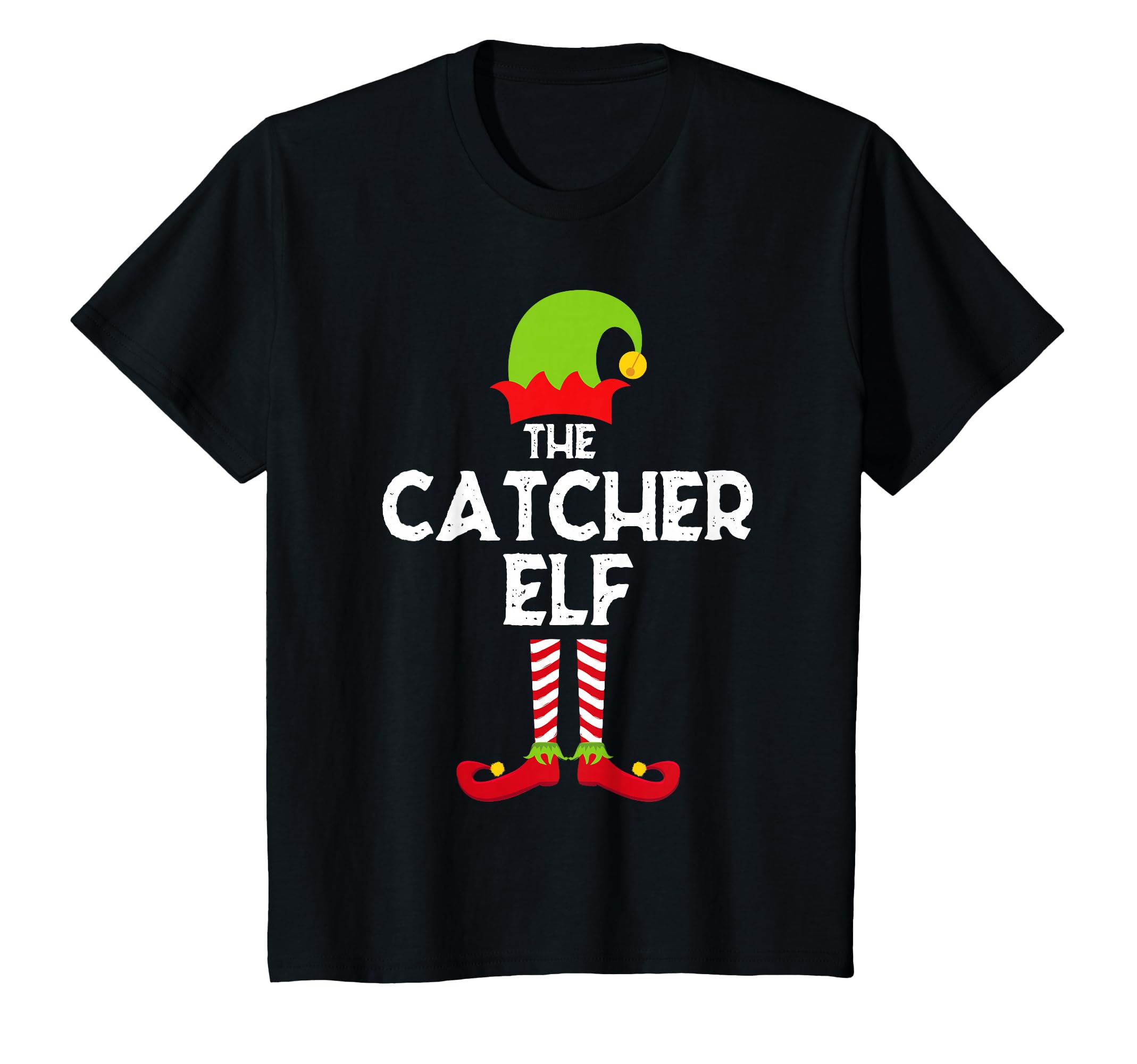 Catcher Elf Baseball Softball Matching T-Shirt - Streetwear Style Unisex - T-Shirt, Sweatshirt, Hoodie