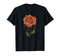 Orange Rose Aesthetic Soft Grunge T-Shirt - Fun Novelty Design for Adults - T-Shirt, Sweatshirt, Hoodie