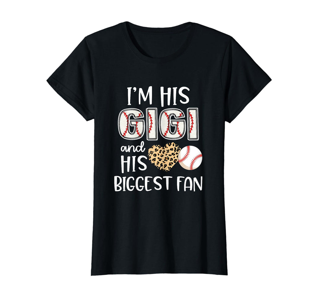 Baseball Gigi Gift Im His Biggest Fan T-Shirt - Trendy Graphic Men Women - T-Shirt, Sweatshirt, Hoodie