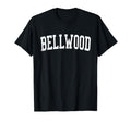 Bellwood Il Distressed White Varsity T-Shirt - Streetwear Style Men Women - T-Shirt, Sweatshirt, Hoodie
