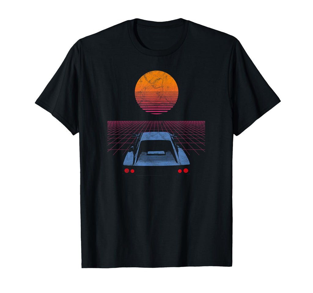 Synthwave Retrowave Aesthetic Drive T-Shirt - Aesthetic Graphic for Adults - T-Shirt, Sweatshirt, Hoodie