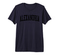 Alexandria Va Distressed Black T-Shirt - Aesthetic Graphic for Adults - T-Shirt, Sweatshirt, Hoodie