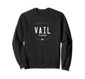 Vail Colorado Distressed Snowboard Sweatshirt - Minimalist Print for Adults - T-Shirt, Sweatshirt, Hoodie
